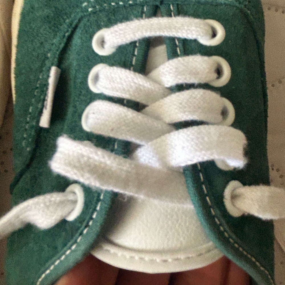 Vans low top green suede sneakers size M8W9.5 VNOA348A204 Heiq Eco dry. Nice! - Picture 6 of 16